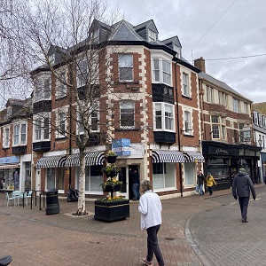 Shop to let in Sidmouth Market Place